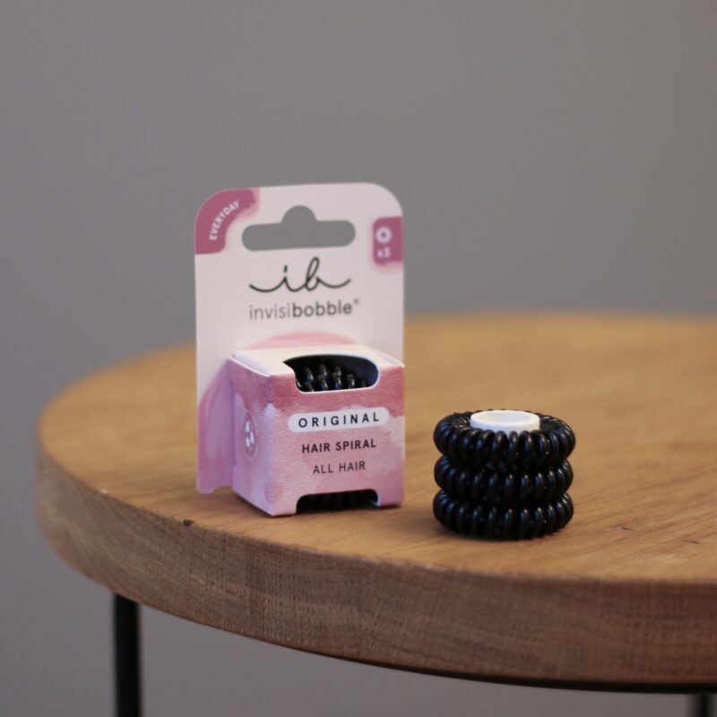 Резинка-браслет для волосся Invisibobble Original True Black Чорна